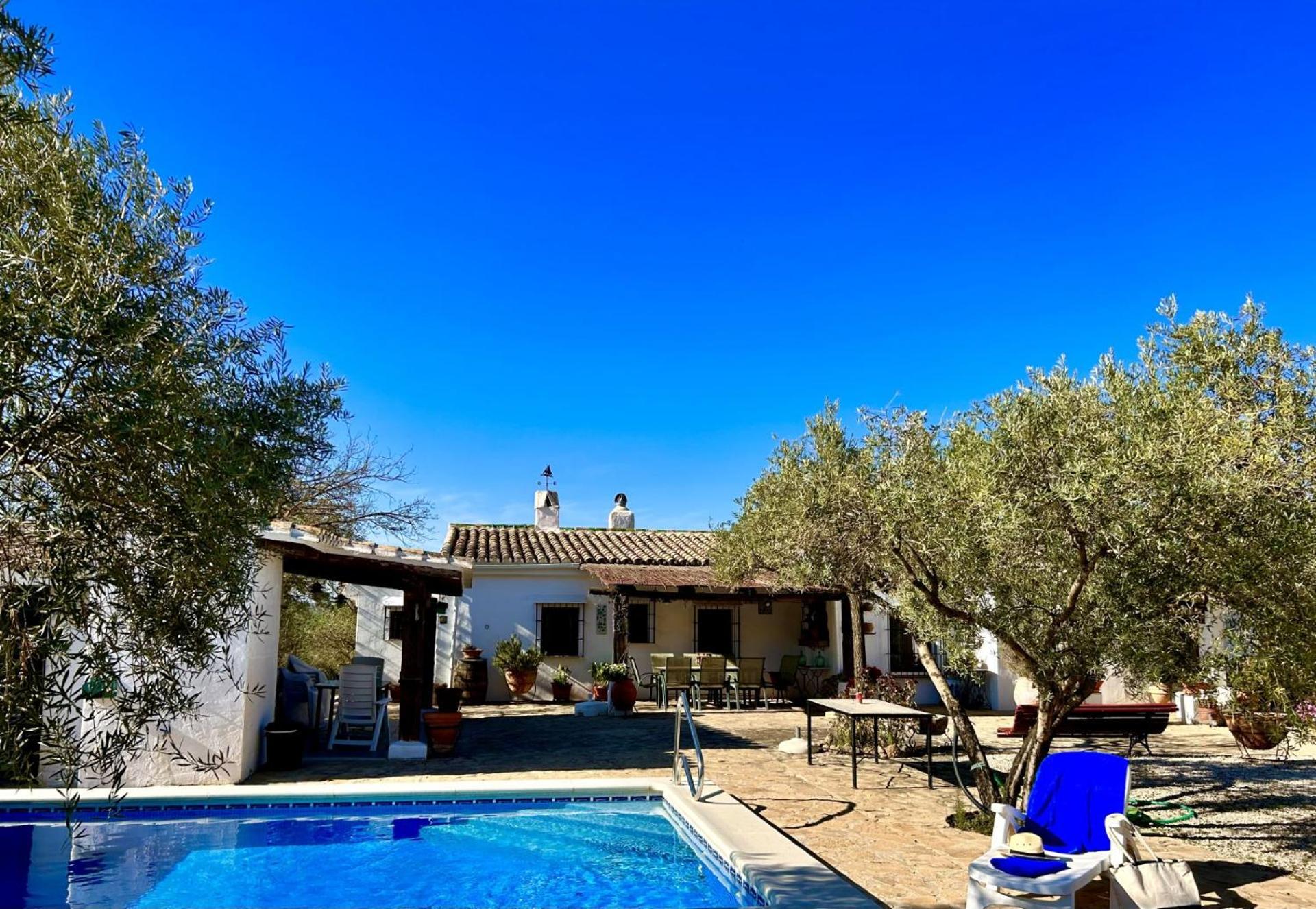 Refugio Andaluz Con Piscina Entre Olivos Villanueva de Tapia ภายนอก รูปภาพ