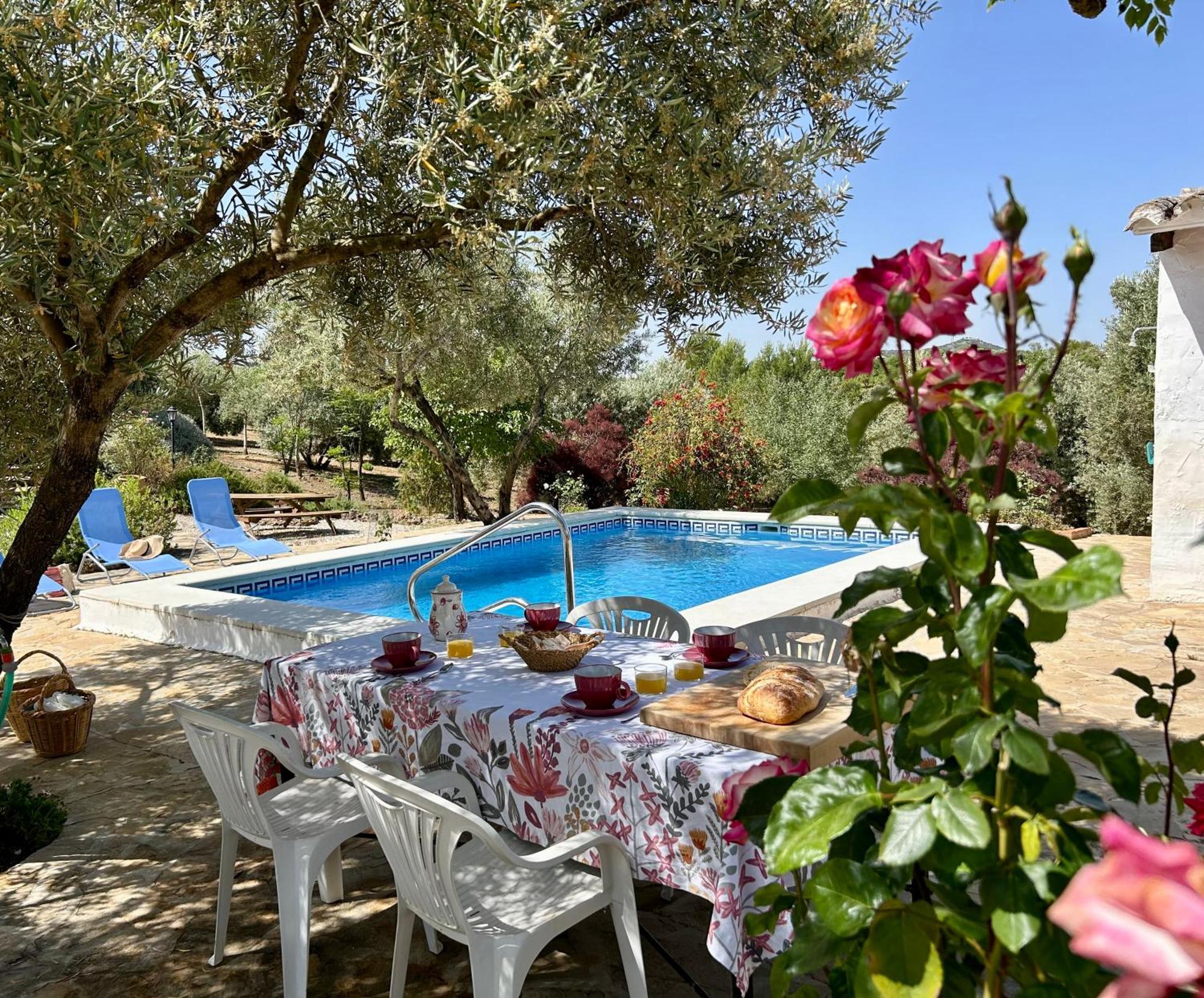 Refugio Andaluz Con Piscina Entre Olivos Villanueva de Tapia ภายนอก รูปภาพ