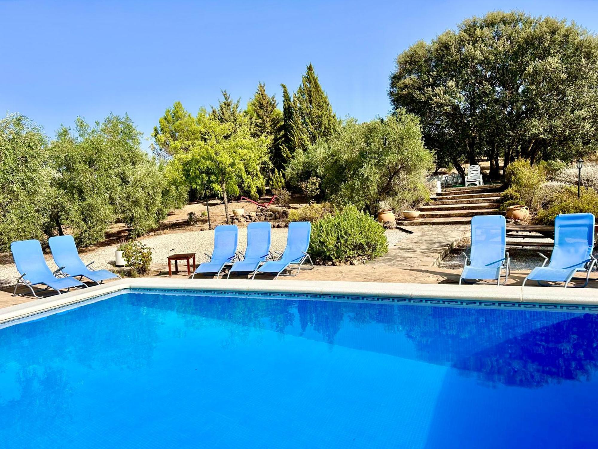 Refugio Andaluz Con Piscina Entre Olivos Villanueva de Tapia ภายนอก รูปภาพ