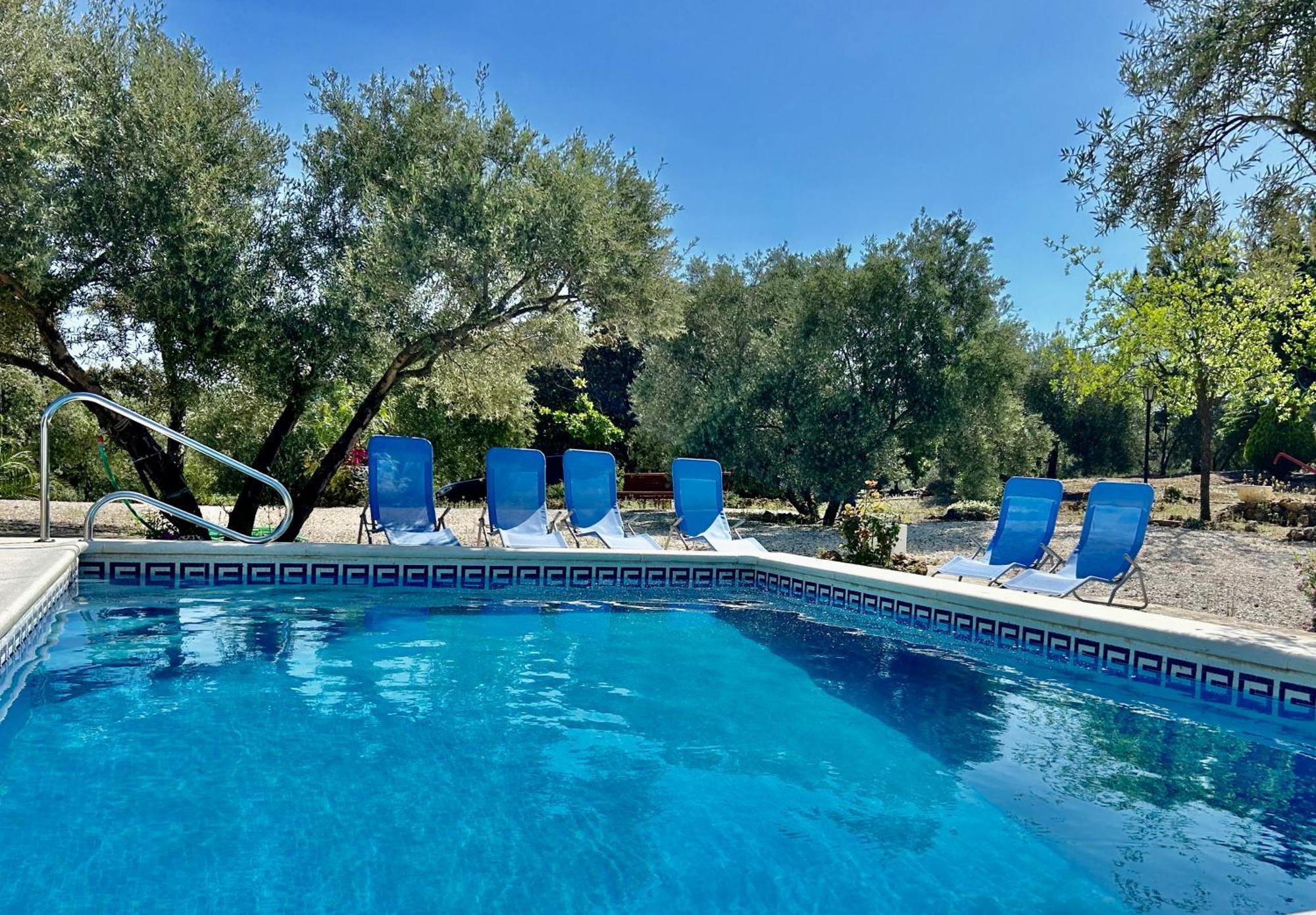 Refugio Andaluz Con Piscina Entre Olivos Villanueva de Tapia ภายนอก รูปภาพ